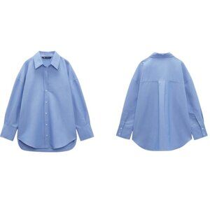 ZARA OXFORD SHIRT BLUE | 8424/327
